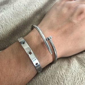 Two silver bracelets!